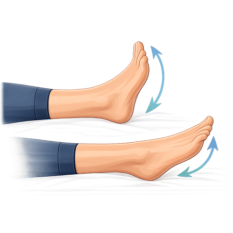 Ankle Pumps exercise illustration