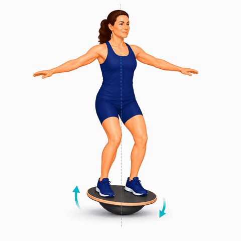 Balance & Proprioception Drills exercise illustration