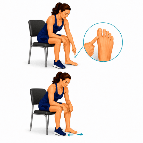 Big Toe Strengthening (Abduction) exercise illustration