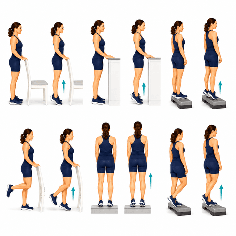 Calf Strengthening Program exercise illustration