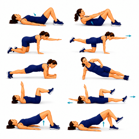 Core Stabilization exercise illustration
