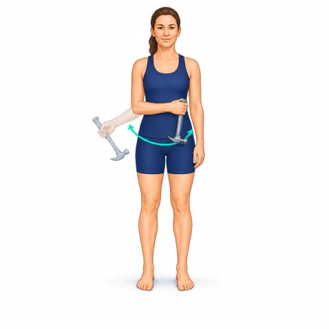 Forearm Rotation exercise illustration
