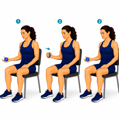 Grip Strengthening exercise illustration
