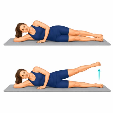 Hip Abduction exercise illustration