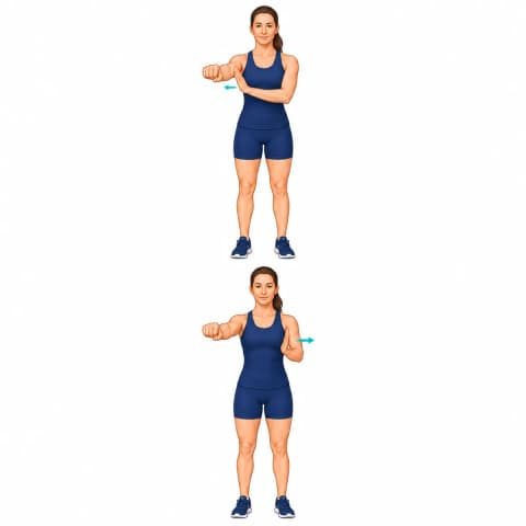 Rhythmic Stabilization exercise illustration