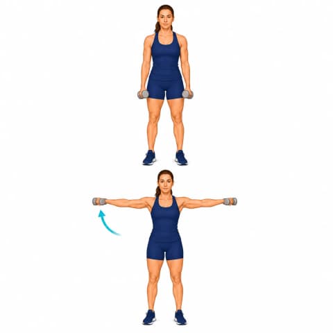 Shoulder Strengthening exercise illustration