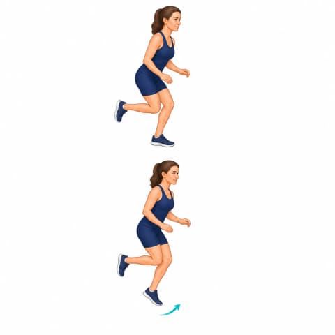 Single-Leg Hop Progression exercise illustration