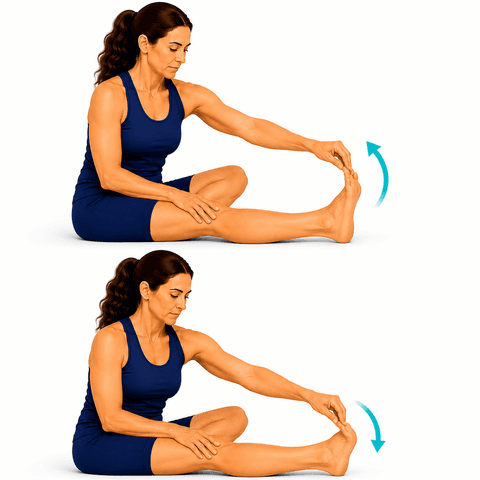 Toe Range of Motion exercise illustration