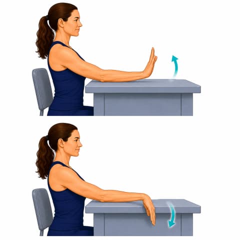 Wrist Range of Motion exercise illustration